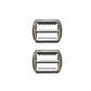 Vest Buckles - 19mm (3/4″) - Silver - 2 pcs