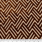 Patterned Velvet Upholstery - Designer Remnant - Copper