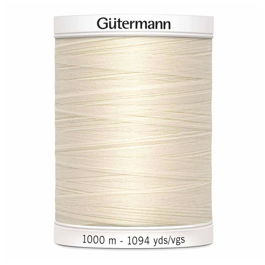 Sew-All Polyester Thread - Gütermann - 1000m - Col. 22 / Eggshell