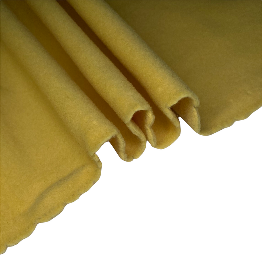 Melton Wool Coating - Yellow