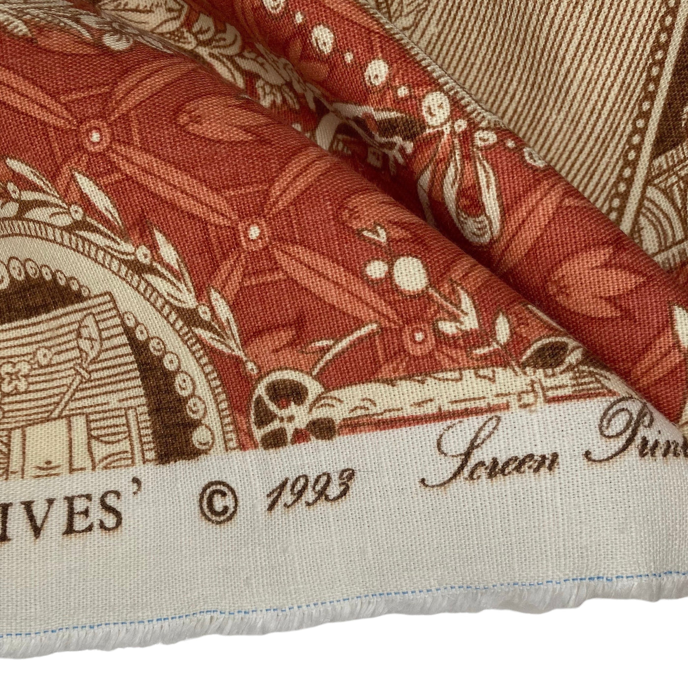 Printed Cotton Canvas - Delphi from ‘The Design Archives’