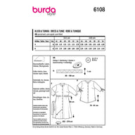 Dress Sewing Pattern - Burda Style 6108