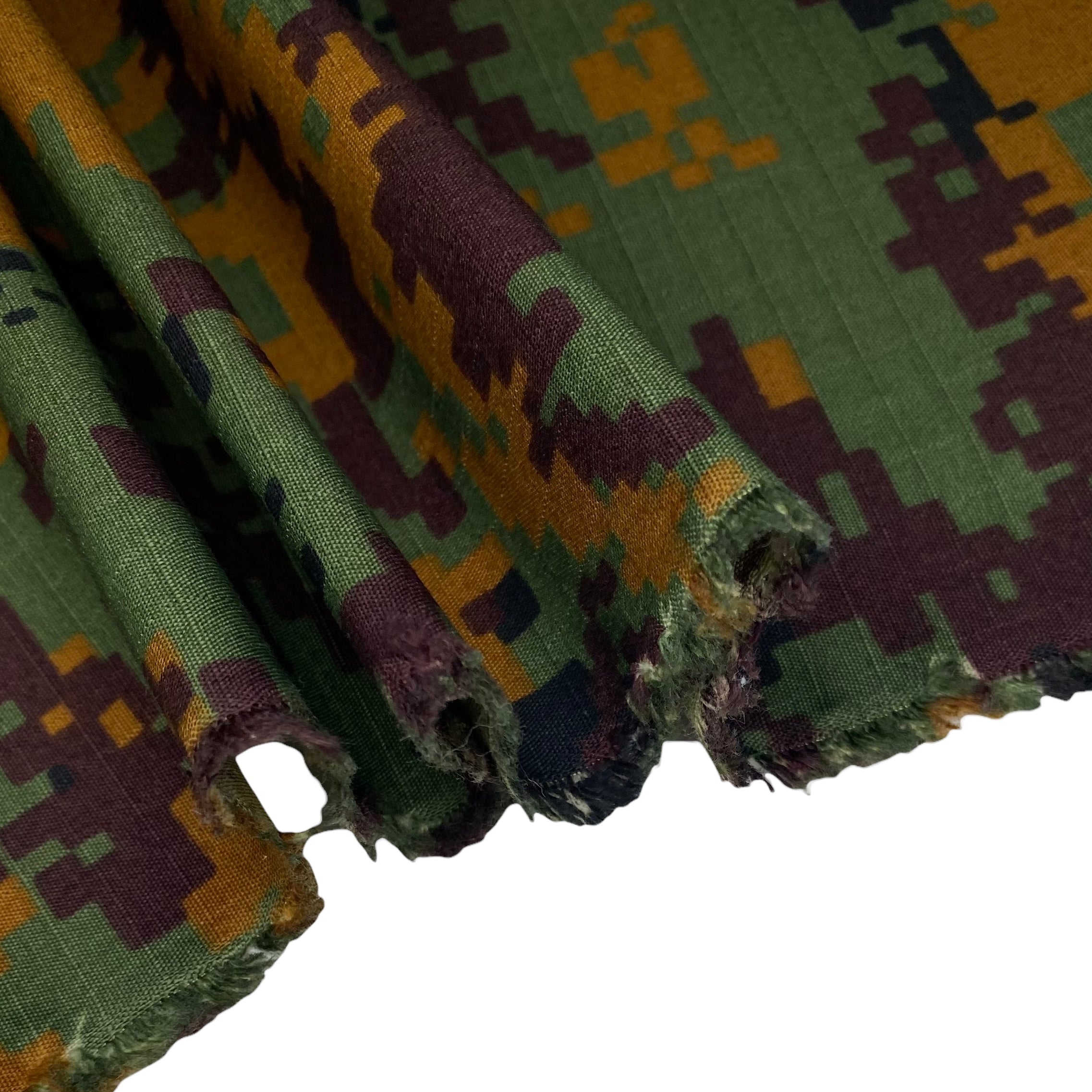Printed Ripstop Cotton Canvas - Digital Camouflage