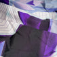 Printed Stretch Polyester Charmeuse - Abstract - Purple