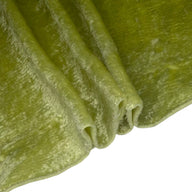 Crushed Stretch Velvet - Lime Green