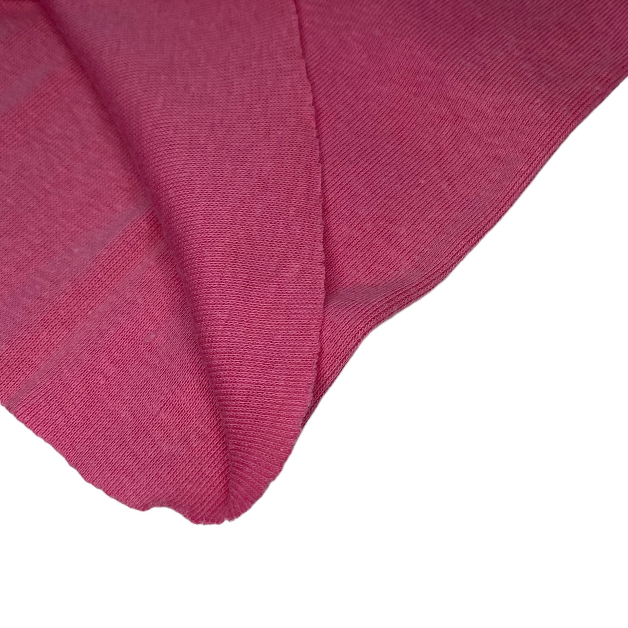 Cotton Tubular Rib Knit - Hot Pink