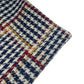Wool Coating - Houndstooth Plaid - Red/Cream/Light Blue/Yellow