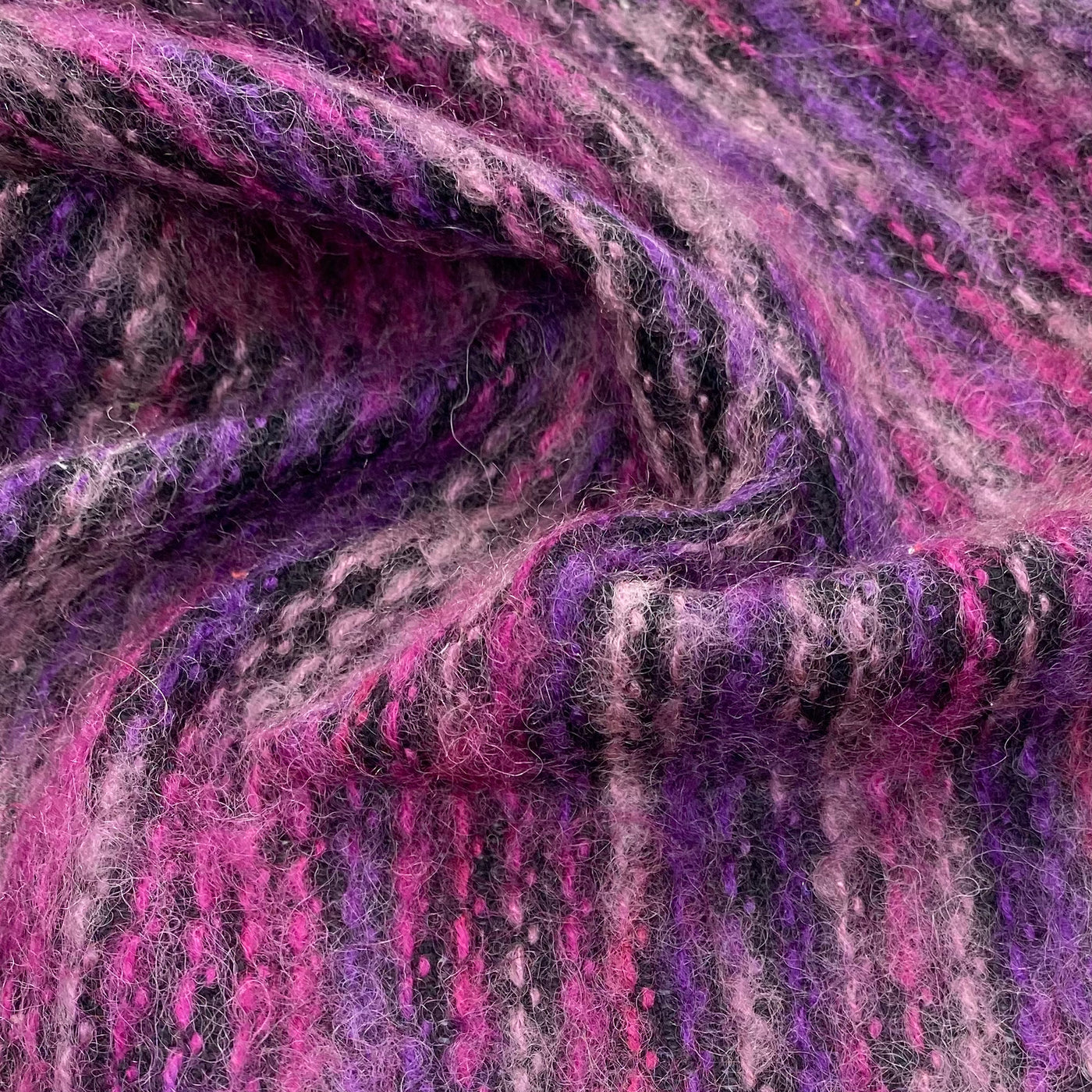 Chenille Mohair Knit - Purple