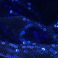 Sequin Knit - 56”- Blue/Black