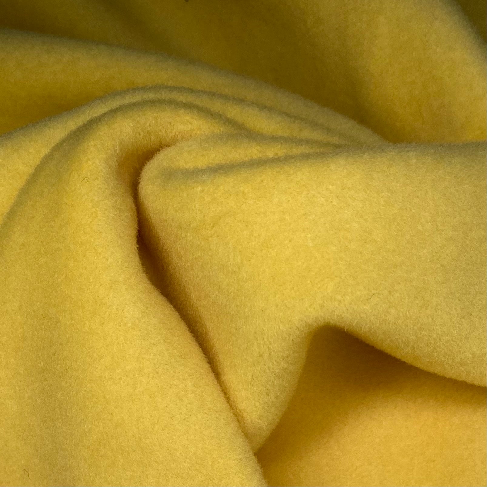 Melton Wool Coating - Yellow
