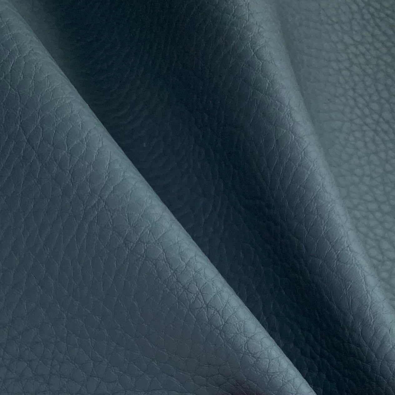 Faux Leather Vinyl - 55” - Steel Blue