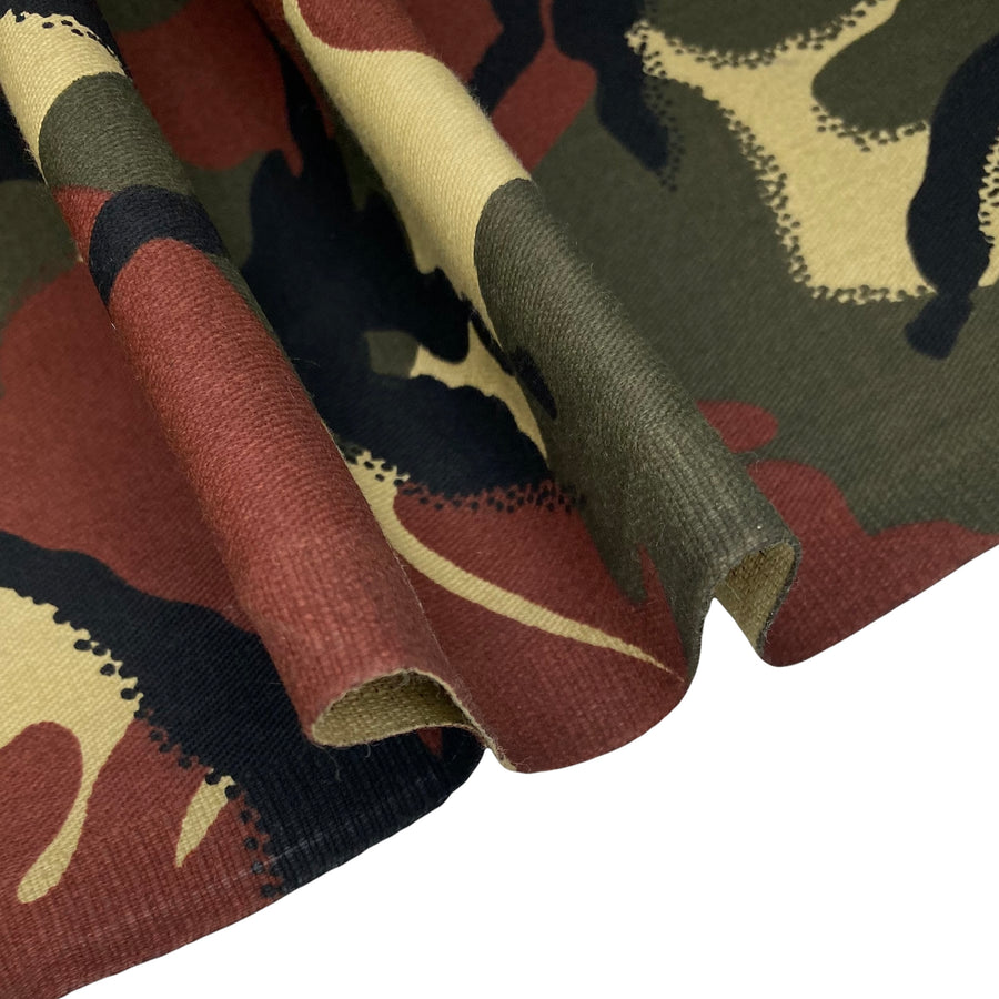 Printed Twill Cotton Canvas - Camouflage