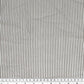 Striped Cotton - 44” - White/Brown