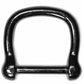 Fashion Metal D-Rings - 25mm (1″) - Gunmetal - 2 pcs.