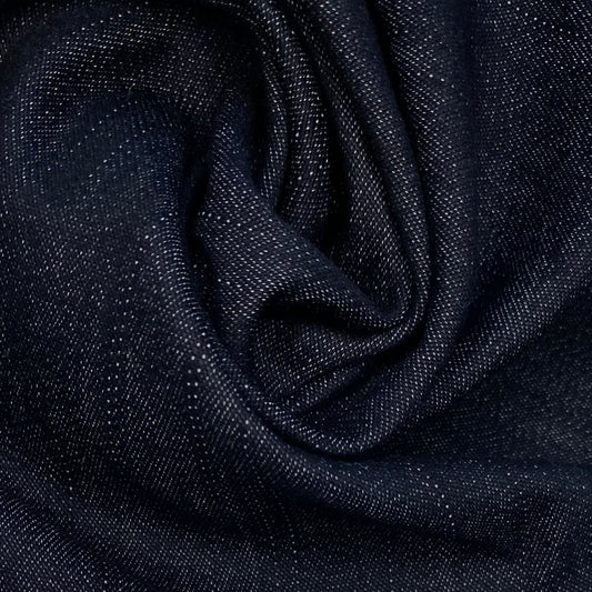 Stretch Cotton Denim - 6oz - Black