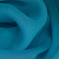 Silk Chiffon - 44” - Aqua