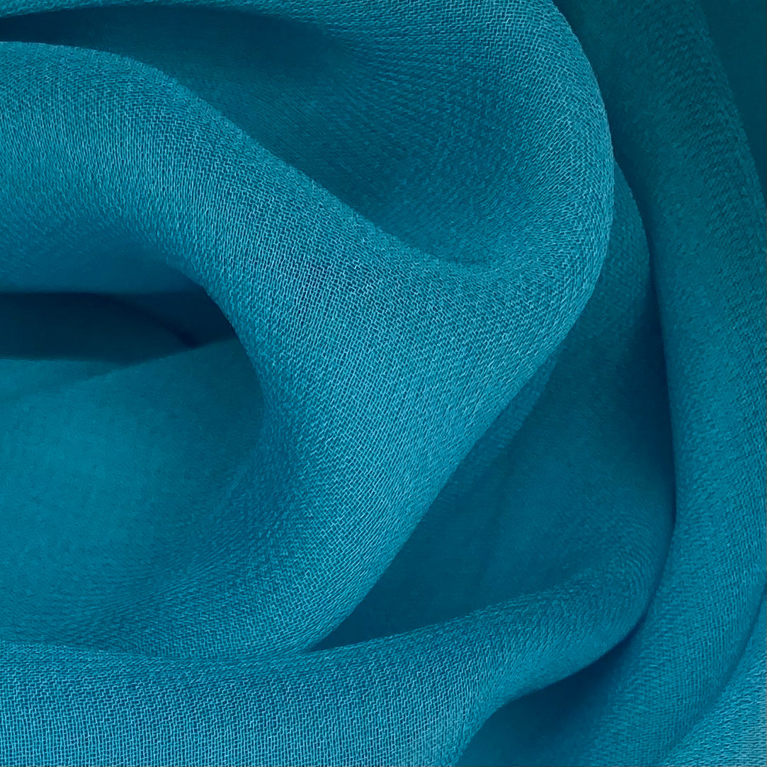 Silk Chiffon - 44” - Aqua