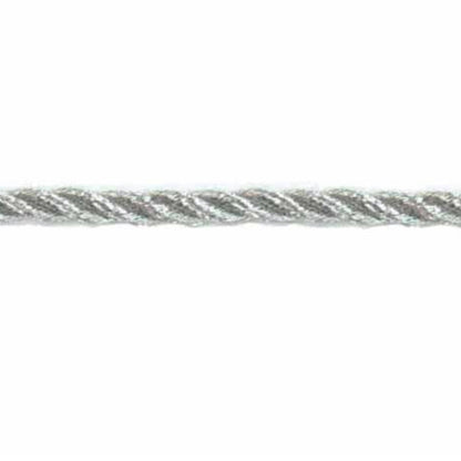 Metallic Twisted Cord - 2.5mm - Silver