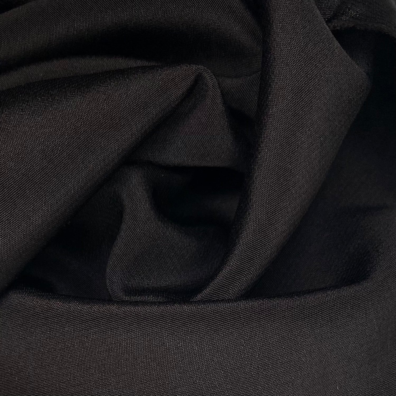 Silk Crepe De Chine - 44” - Dark Brown