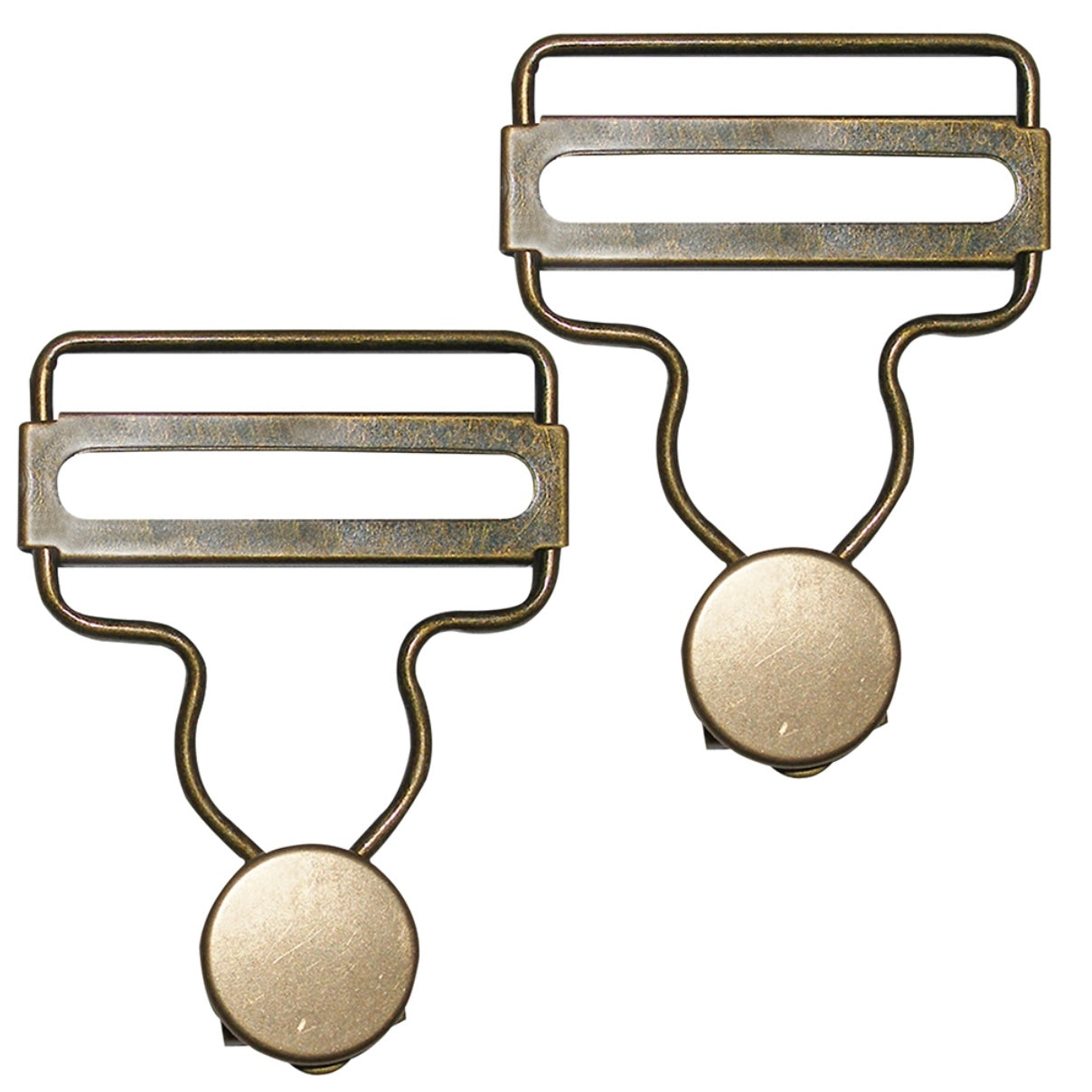 Overall Buckles - 2 pcs - Gold - 38mm