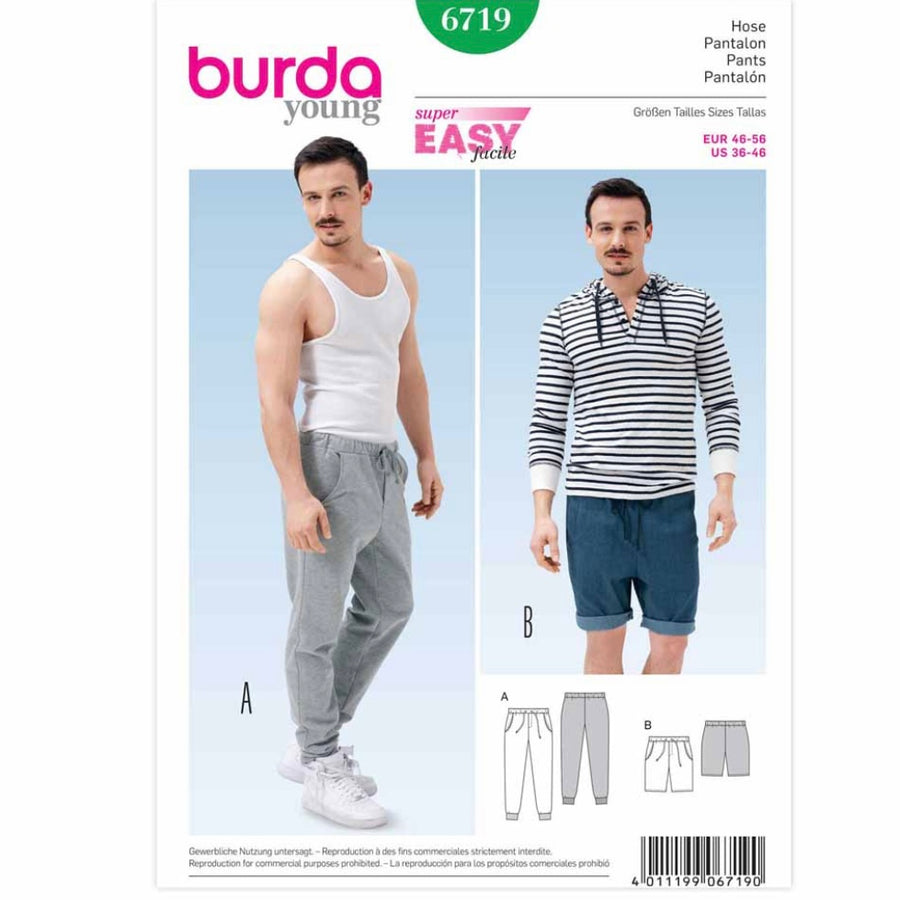Burda Young 6719 - Pants Sewing Pattern