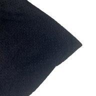 Perforated Faux Suede - Black