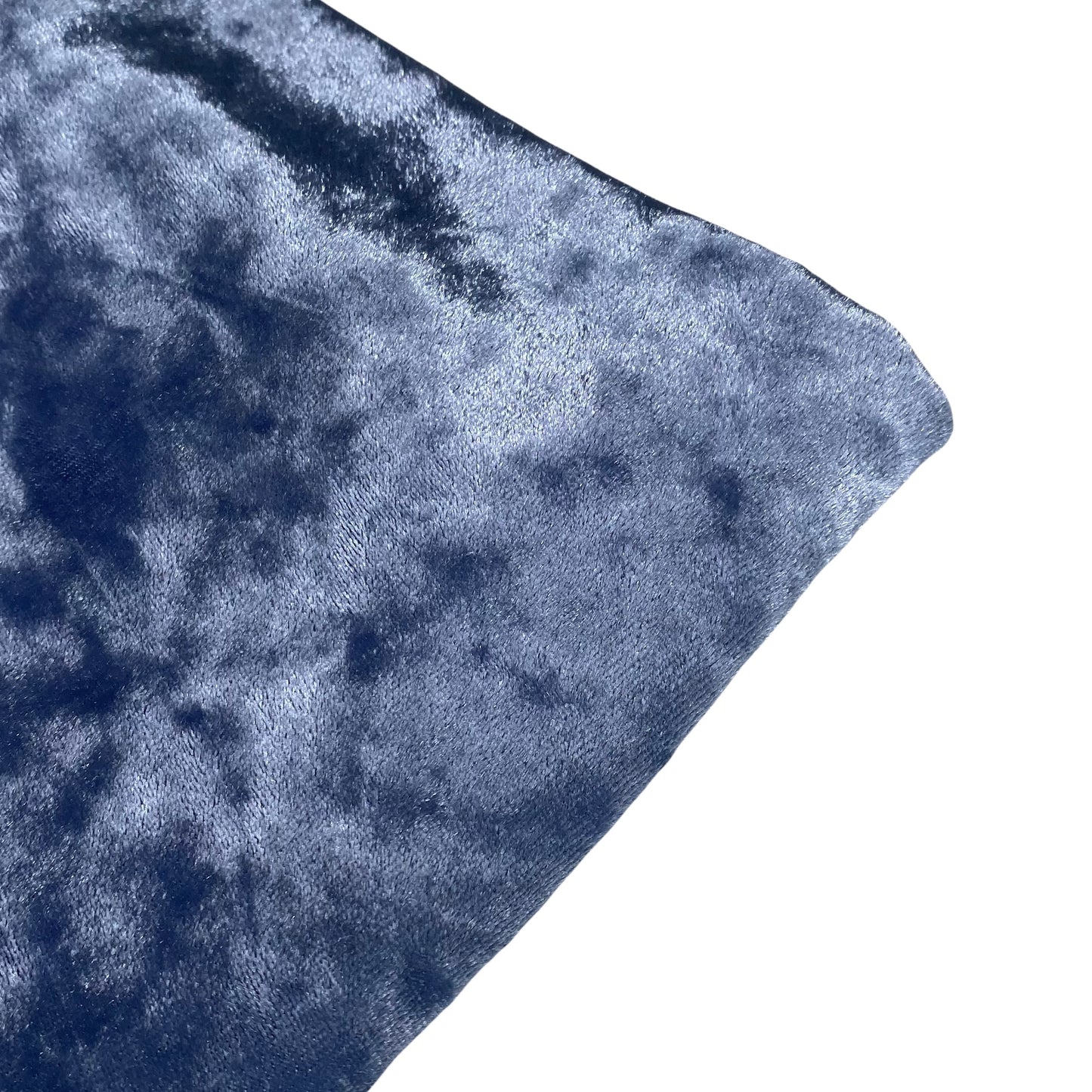 Crushed Stretch Velvet - Blue