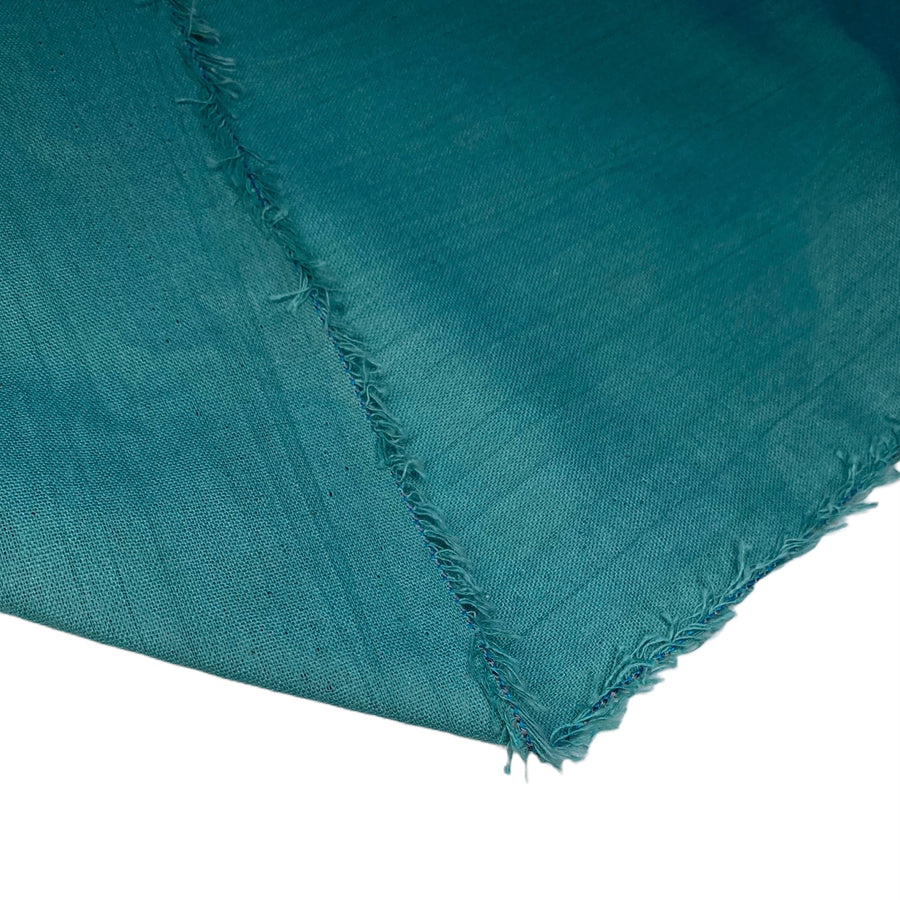 Crinkled Cotton/Polyester - Crystal Green