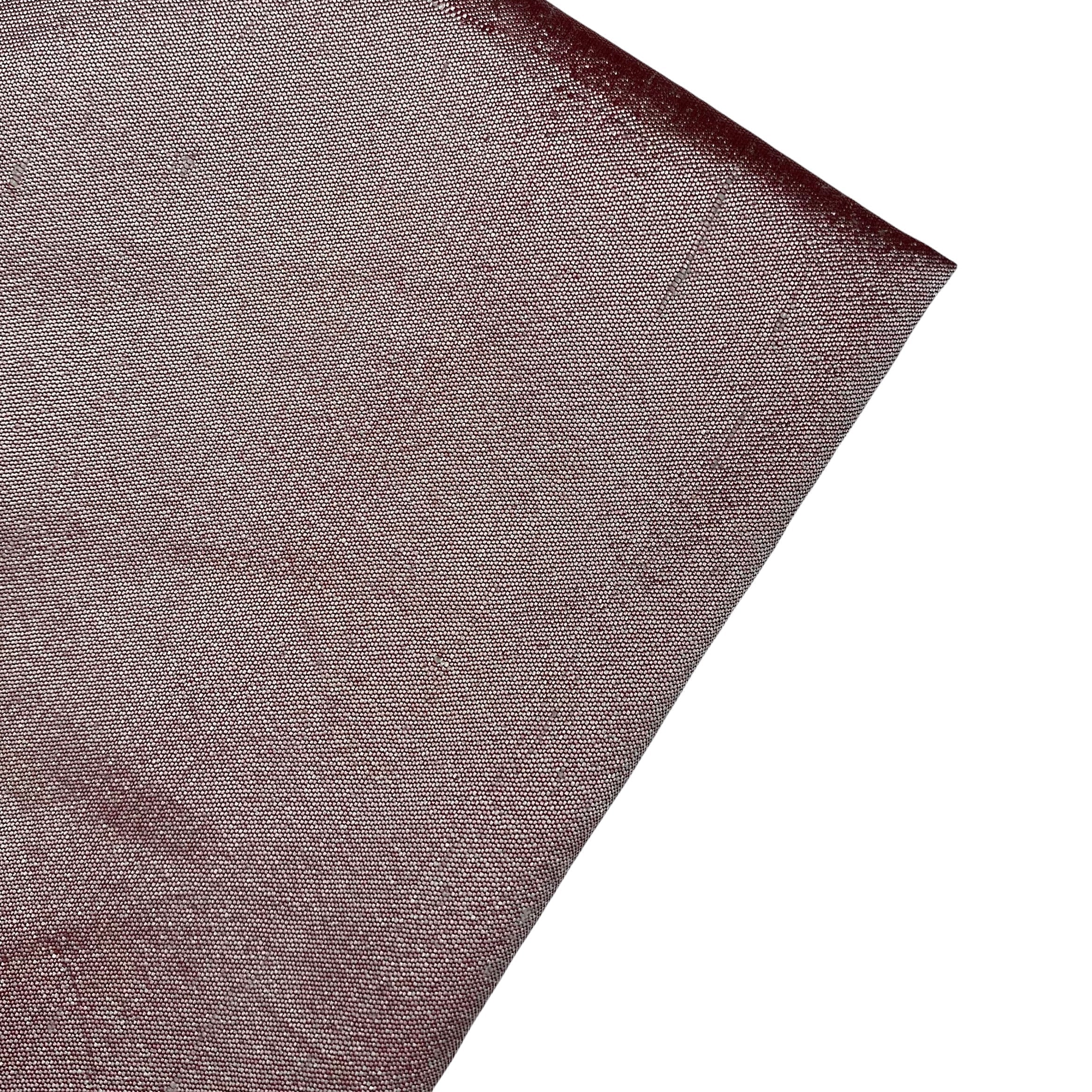 Shot Silk Dupioni - Blush/Red