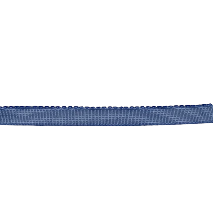 Picot Edge Decorative Elastic - Soft Back - 10mm - By the Yard - Light Blue