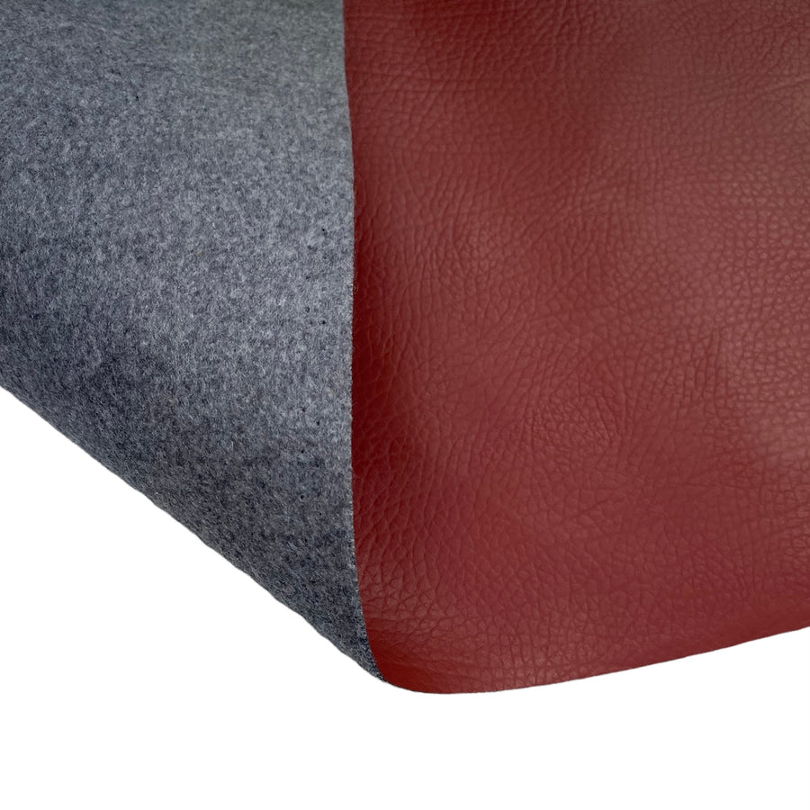 Faux Leather Upholstery Vinyl - Maroon