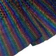 Faux Sequin - 44” - Rainbow/Gold