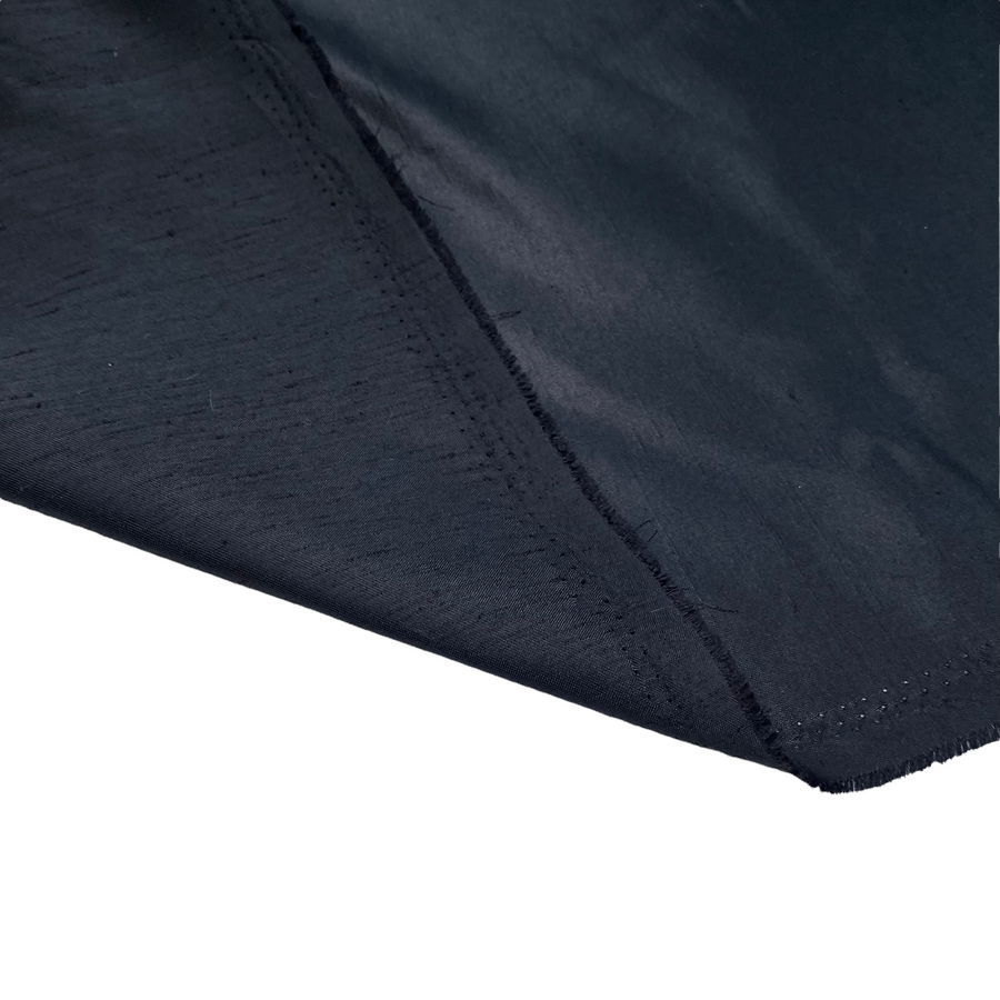 Polyester Shantung Satin - 58” - Black