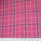 Yarn Dyed Plaid Linen - Remnant - Pink/White/Blue