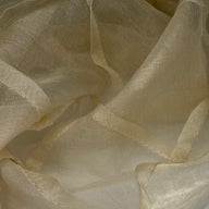 Quilted Silk Organza - Beige