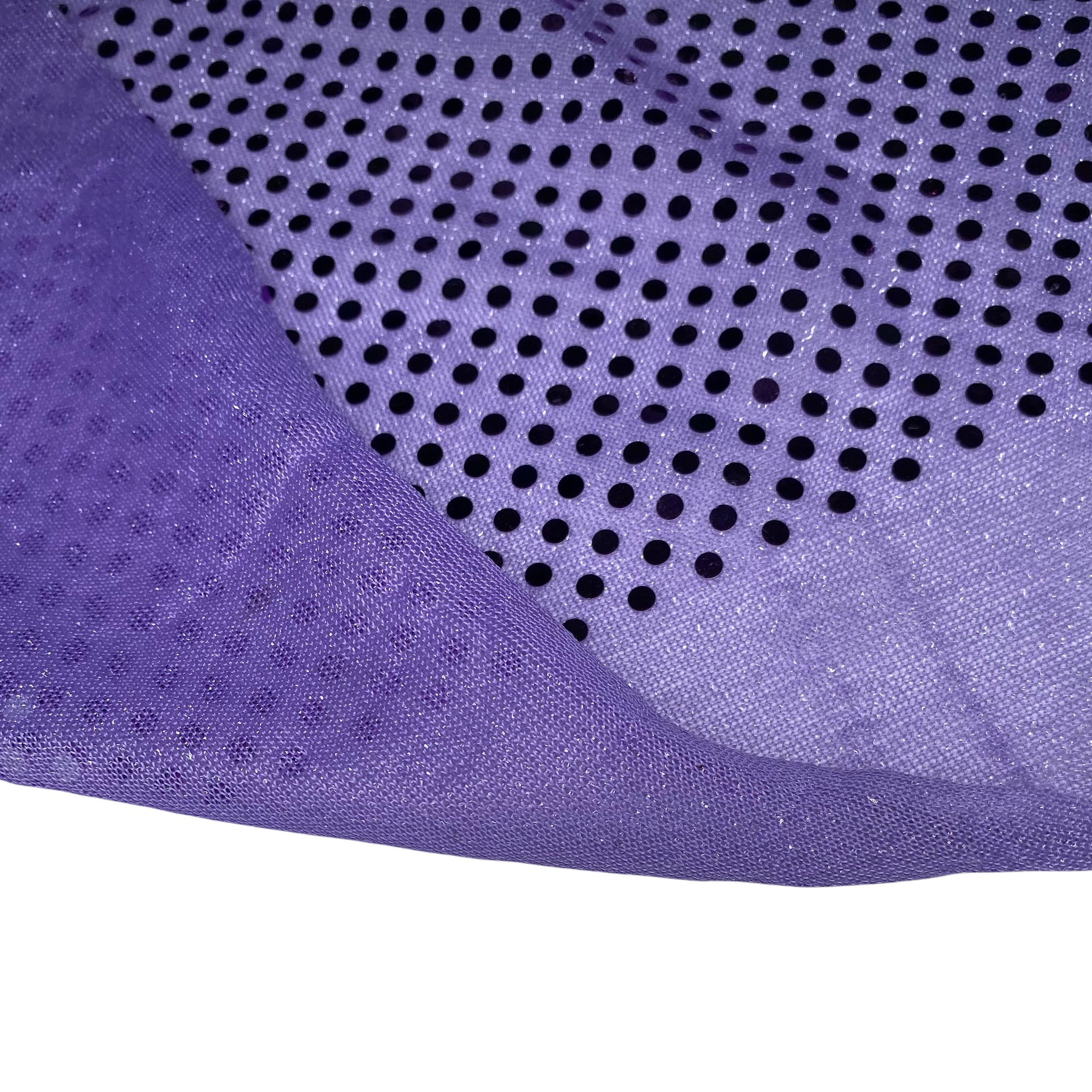 Faux Sequin Shiny Confetti Dot Knit - 44” - Lavender