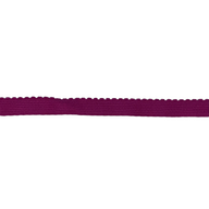 Picot Edge Decorative Elastic - Soft Back - 10mm - By the Yard - Magenta