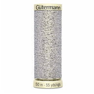 Metallic Sparkle Thread - 50m - Silver