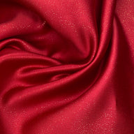 Sparkle Peau De Soie - Matte Satin - Red/Gold