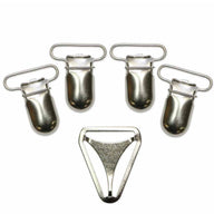 Suspender Set - 25mm (1”) - Gold - 5pcs