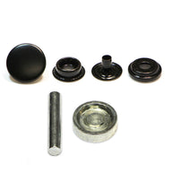 Heavy Duty Snaps with Tool - 15mm (5/8″) - 8 sets - Black
