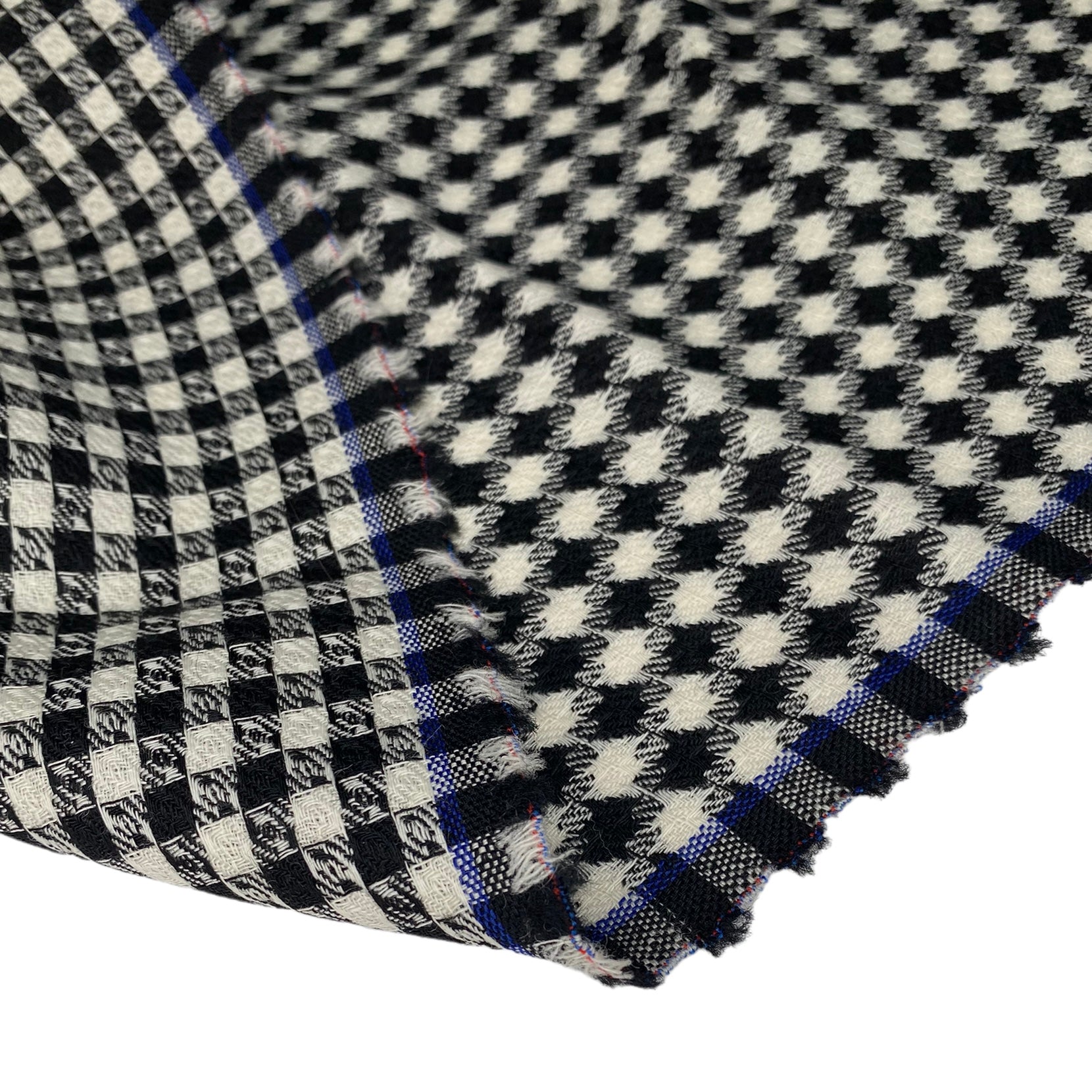 Checkered Wool - Black/White