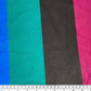 Striped Cotton - 60” - Black/Green/Blue/Purple