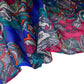 Paisley Silk Chiffon - 54” - Blue/Pink