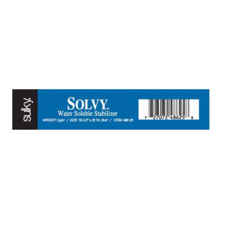 Solvy - White - 20” -  By the Yard