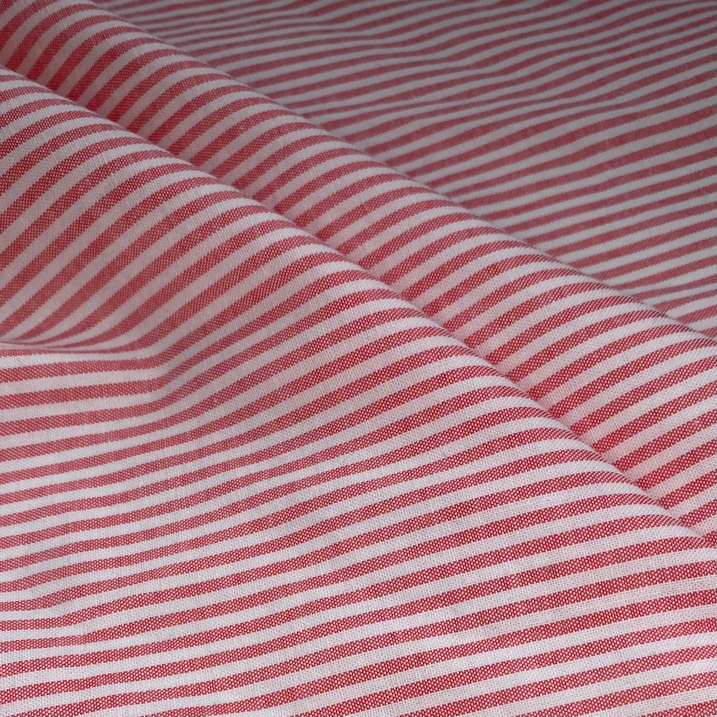 Yarn Dyed - Striped Cotton - Pink/White