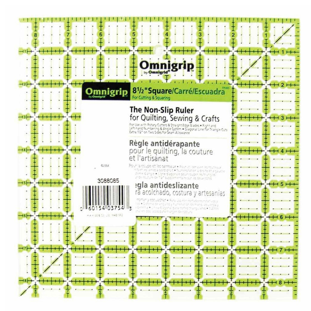 Non Slip Square Ruler - 6 1/2” x 6 1/2”