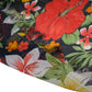 Printed Polyester Chiffon - Aloha Print - Red/Yellow/Black