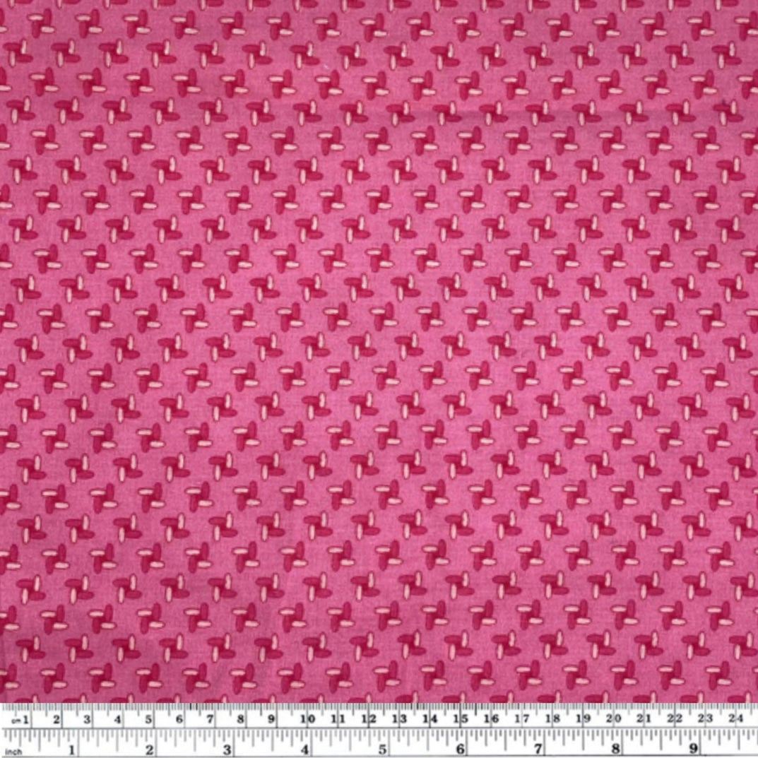 Quilting Cotton - Pinwheel - 44” - Pink