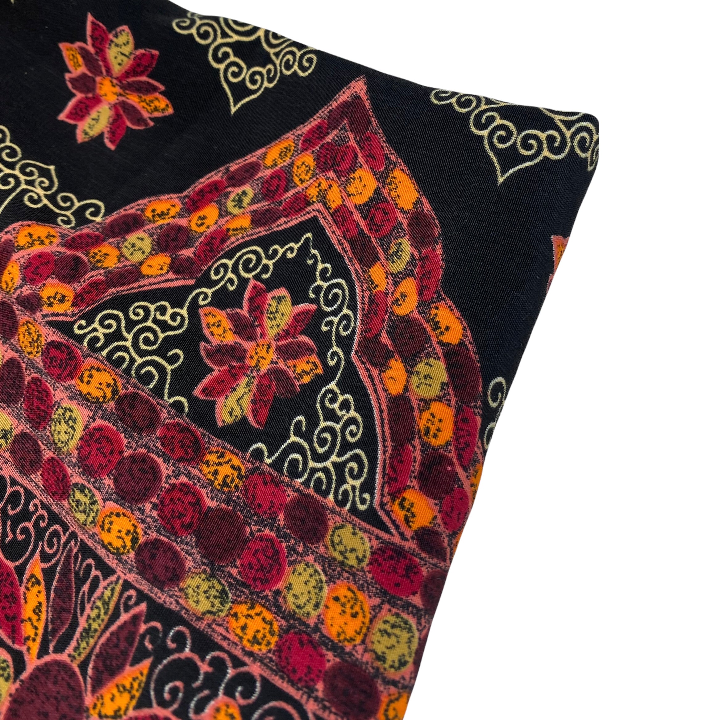 Printed Polyester - Buddha - Red